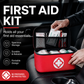 🏥🆘 Kit di pronto soccorso: trousse d'emergenza portatile per la casa — con tutti gli accessori | Set da 26 pezzi 🩹💊