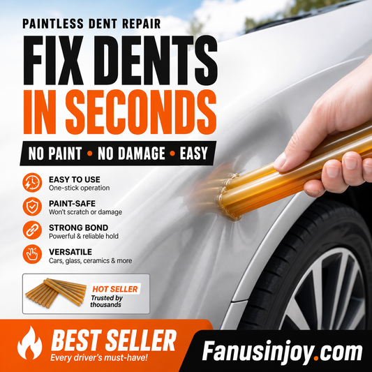 🛠️ Rimuovi le ammaccature dell'auto senza sforzo! 🚗 Barra di colla per la riparazione di ammaccature senza verniciatura per veicoli 🔧✨