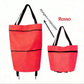 🛒🧳 Carrello pieghevole 2 in 1 – trasporto facile, compatto e versatile! 📦✨