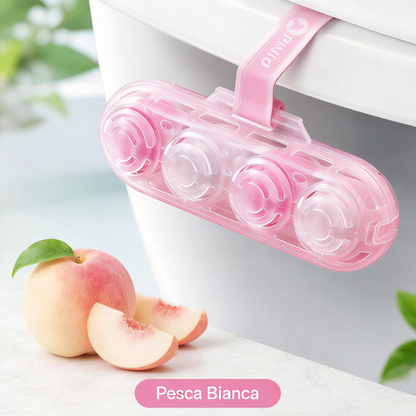 🚽✨ Cestello sospeso per la pulizia del WC – Antibatterico, anticalcare, elimina i cattivi odori e purifica l'aria del bagno! 💨🌿
