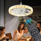 💨🌀 Ventilatore 2 in 1 con luce regolabile e telecomando – silenzioso 🔇💡