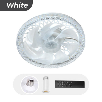 💨🌀 Ventilatore 2 in 1 con luce regolabile e telecomando – silenzioso 🔇💡