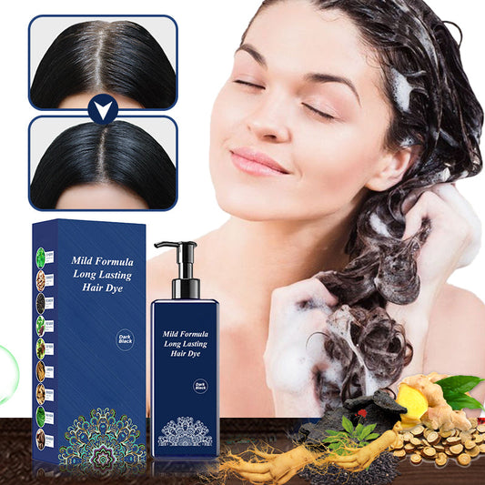 🔥 OFFERTA SPECIALE 50% DI SCONTO! 🌿 Crema Colorante per Capelli a Base di Piante – Formula Delicata e Lunga Durata 💚✨