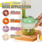 🔥Offerta imperdibile: SCONTO DEL 50%🔥 Set tritatutto 4 in 1 senza fili per verdure – Ricaricabile tramite USB, ideale per aglio, zenzero e peperoncino 🧄