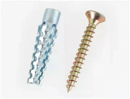 🔩🧱 Tassello a espansione dentato rinforzato – Versione migliorata, antirugginamento, fissaggio solido su calcestruzzo, mattoni o blocchi in calcestruzzo 💪🛠️