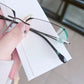 🔥 50% DI SCONTO 🔍 Occhiali senza montatura con filtro luce blu | Tecnologia avanzata di filtraggio della luce blu · 👓 Design elegante senza montatura · Perfetti sia per l’uso quotidiano che per l’ambito professionale