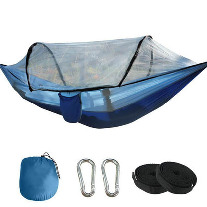 🌿 Amaca completamente automatica ad apertura rapida con zanzariera – relax all'aperto in un attimo! 🏕️✨🌙