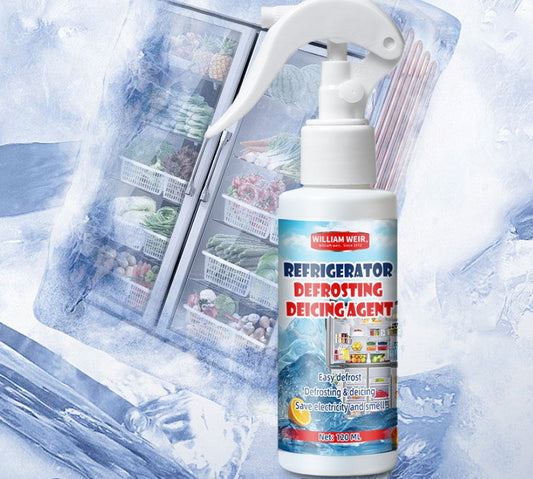 🧊 Spray sbrinatore per frigorifero e congelatore – Scioglie il ghiaccio in pochi minuti, spatola inclusa! 🎁
