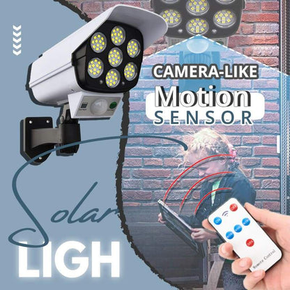 ✨2026 HOT SALE💥 Luce Solare con Sensore di Movimento a Forma di Telecamera – Perfetta per Giardino, Cortile e Ingresso, Ricarica Solare e Rilevamento Automatico