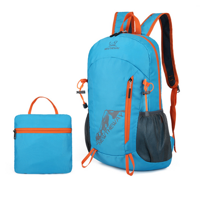 🏕️🎒 Zaino pieghevole impermeabile per campeggio – leggero, compatto e resistente all'acqua! 💧🌲✨