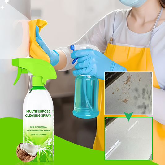 🏠✨ Spray detergente multiuso ad alta efficacia – Rimuove grasso e sporco in un attimo! 💪🧴