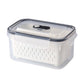 🔥 OFFERTA ESTIVA – 50% DI SCONTO! 💝 Contenitore 2 in 1 per alimenti con scolo e conservazione freschezza – il tuo alleato in cucina! 🍱✨