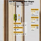 🔧 Kit di dima per cerniere da porta – installazione perfetta e senza errori! 🚪📐✨