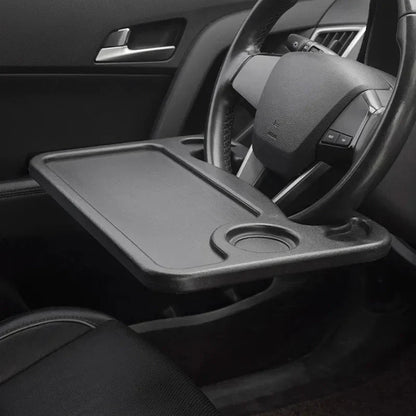 🚗📋 Tavolino Multifunzione da Volante per Auto – Mangia, Lavora e Usa il Tablet Comodamente in Macchina! 🍔💻