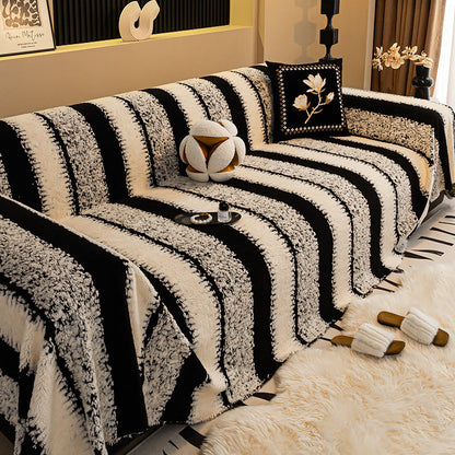 🛋️✨ Copridivano in Peluche Morbido & Antiscivolo – 9 Colori, 5 Misure (180x130cm a 180x420cm) – Protezione Elegante per Divano 1-4+ Persone 🏠💕