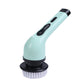 🧹 OFFERTA LAMPO – 50% DI SCONTO! ⚡ Spazzola elettrica 9-in-1 – testine intercambiabili, potente strofinamento, ricaricabile wireless e impermeabile 🧼💧