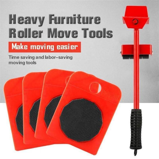 🔥Goitali® Set per Sollevare e Spostare Mobili con Leva e 4 Supporti a Rotelle – Sconto 50% ✨