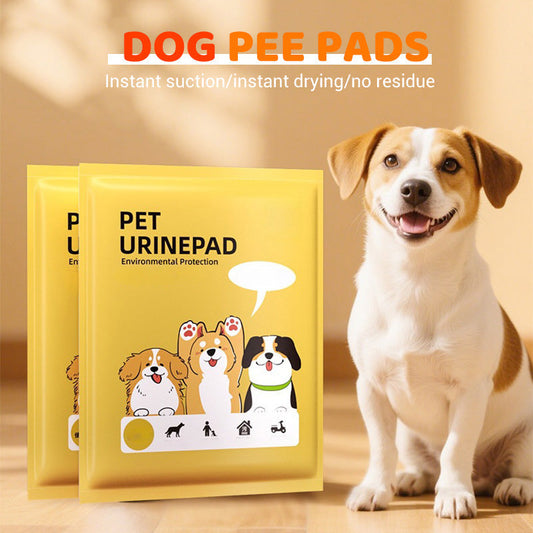 🐾 Tappetini igienici super assorbenti per cani – Assorbimento in 10 secondi ⏱️, triplo strato anti‑perdita 🛡️ e base impermeabile. Confezioni da 50 o 100 pezzi, 25×30 cm 📏