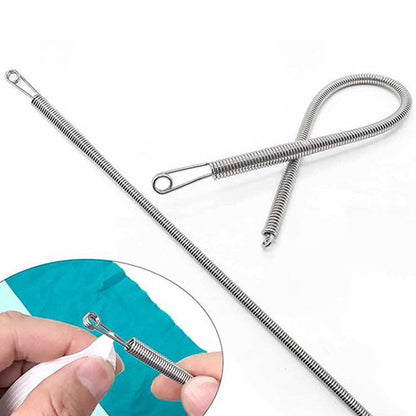📢📢 50% DI SCONTO! 🧵🔧 Strumento multifunzione pieghevole per infilare cordoncini – Acciaio inox, flessibile e ultra-pratico! Perfetto per felpe, pantaloni e borse ⚡✨