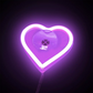 💖 Lampada ambientale wireless a forma di cuore per auto: 7 colori e illuminazione giorno-notte! ✨
