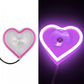 💖 Lampada ambientale wireless a forma di cuore per auto: 7 colori e illuminazione giorno-notte! ✨