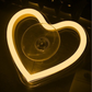 💖 Lampada ambientale wireless a forma di cuore per auto: 7 colori e illuminazione giorno-notte! ✨