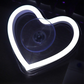 💖 Lampada ambientale wireless a forma di cuore per auto: 7 colori e illuminazione giorno-notte! ✨