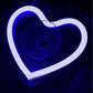 💖 Lampada ambientale wireless a forma di cuore per auto: 7 colori e illuminazione giorno-notte! ✨