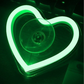 💖 Lampada ambientale wireless a forma di cuore per auto: 7 colori e illuminazione giorno-notte! ✨