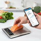 ⚖️📊 Bilancia da cucina digitale – misura 19 valori nutrizionali e calorie tramite app, 5 kg in acciaio inox 🥗✅ – per un'alimentazione sana e il controllo del peso