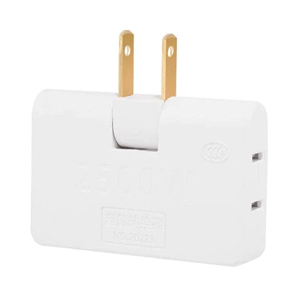 🔌✨ Adattatore da parete con presa girevole a 180° – Standard europeo, perfetto per ogni viaggio
