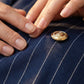 💼 60% DI SCONTO! ✨ Tailleur moderno da donna con autorità – Abito a righe stile principessa, blazer strutturato e pantalone ampio elegante 👖