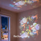 🌊 SCONTO DEL 50%! ✨ Proiettore magico – Immagini luminose rotanti e dinamiche, perfetto per finestre e pareti, crea un'atmosfera magica 🐠