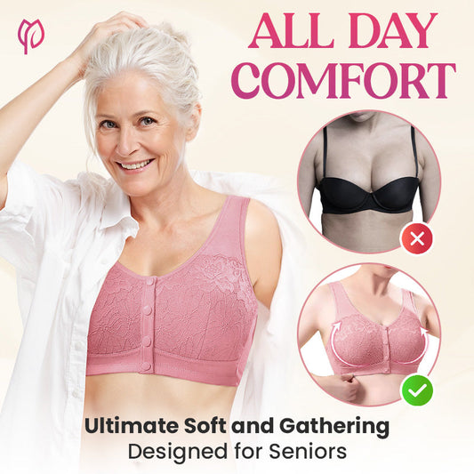 👙 SALDO LAMPO -50% SUL REGGISENO SENZA ARMATURE! ✨ Chiusura davanti, copertura piena e nessuna traccia sulla pelle – il massimo del comfort per le donne di 50 anni e più – perfetto per tutti i giorni! 💖🌸✨