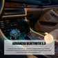 🚗 Ultimo giorno prezzo speciale £9.99! 🔥 Compra di più, risparmi di più 🎁 Trasmettitore Bluetooth FM universale per auto con doppia porta – Musica wireless, chiamate vivavoce e doppio caricabatterie USB 🔌