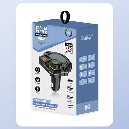 🚗 Ultimo giorno prezzo speciale £9.99! 🔥 Compra di più, risparmi di più 🎁 Trasmettitore Bluetooth FM universale per auto con doppia porta – Musica wireless, chiamate vivavoce e doppio caricabatterie USB 🔌