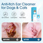 🐶🐱 Detergente per le orecchie di cani e gatti – allevia il prurito e mantiene le orecchie pulite e sane! 👂✨🛁
