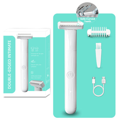 ⚡ Rasoio elettrico a doppia testa impermeabile per il corpo – rasatura totale, anche sotto la doccia! 💧🪒