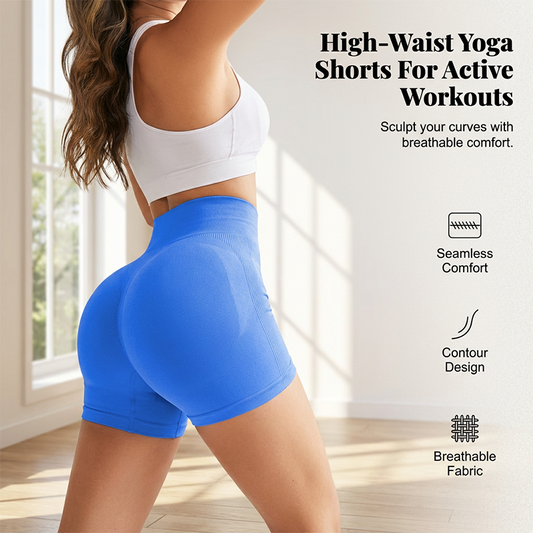 🥳 50% OFF – Oltre 50K vendute! 🍑💪 Pantaloncini fitness push-up glutei, vita alta modellante, traspiranti e anti-squat. Perfetti per yoga e tutti i giorni. 🧘‍♀️✨