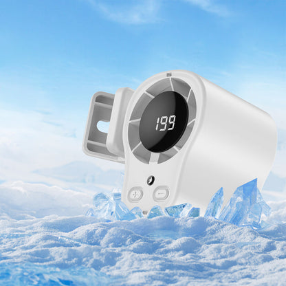 🌬️ Ventilatore personale a mani libere con display a LED 💨📱