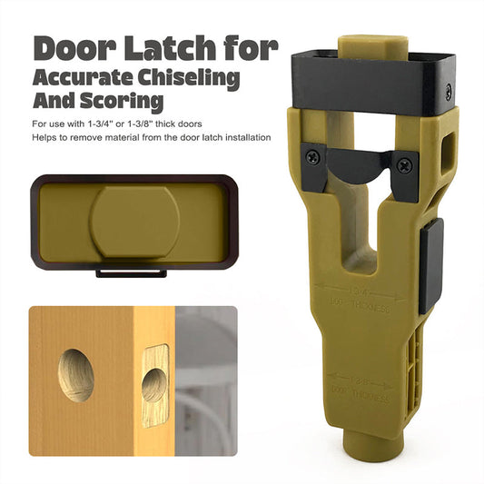 🛠️ OFFERTA A TEMPO LIMITATO – 50% DI SCONTO! 🚪 Attrezzo professionale per l'installazione di serrature a mortasa – guida di posizionamento precisa, ABS durevole, regolabile 🔨✨