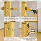 🛠️ OFFERTA A TEMPO LIMITATO – 50% DI SCONTO! 🚪 Attrezzo professionale per l'installazione di serrature a mortasa – guida di posizionamento precisa, ABS durevole, regolabile 🔨✨