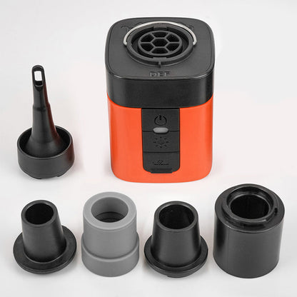 🔋 Sconto del 50%! ⚡ Mini pompa ad aria elettrica per esterni con lampada – Compatta, con flusso d'aria potente e perfetta per campeggio, materassi ad aria e giochi da piscina 🏕️
