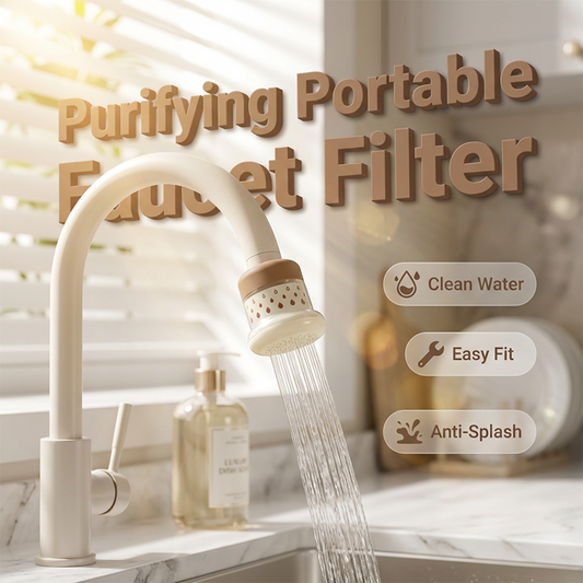 🔥 OFFERTA SPECIALE 50% DI SCONTO 🔥 – Filtro per acqua portatile da rubinetto 💧
