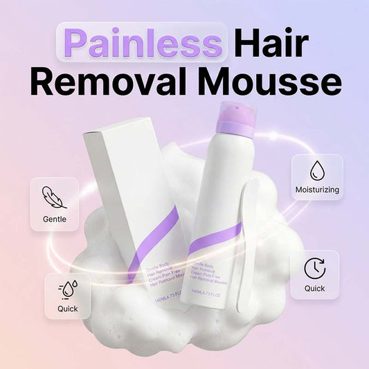 🥳 HOT SALE 2026 🥳 Schiuma Depilatoria Delicata e Indolore – Rimuove i Peli in Modo Dolce e Naturale! ✨💖