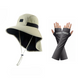🧢☀️ Cappello a tesa larga con protezione UPF 50+ e paracollo 🛡️🌿