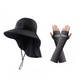 🧢☀️ Cappello a tesa larga con protezione UPF 50+ e paracollo 🛡️🌿