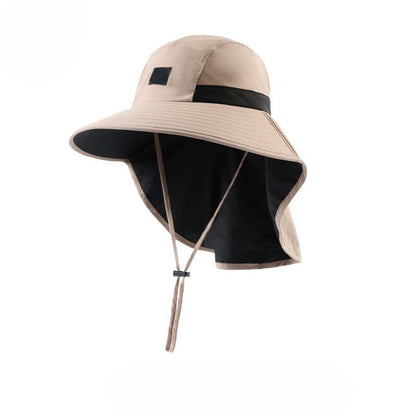 🧢☀️ Cappello a tesa larga con protezione UPF 50+ e paracollo 🛡️🌿