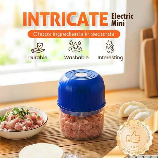 ⚡🔋 Mini tritatutto elettrico senza fili ad alta efficienza 🥗✨