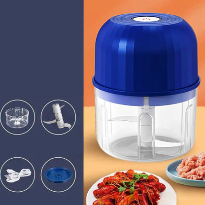 ⚡🔋 Mini tritatutto elettrico senza fili ad alta efficienza 🥗✨